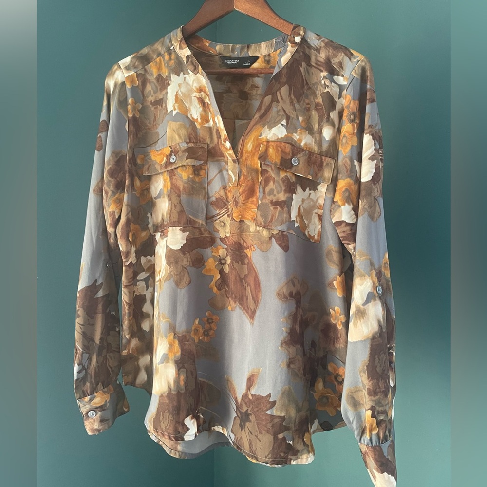 Floral Long Sleeve Blouse